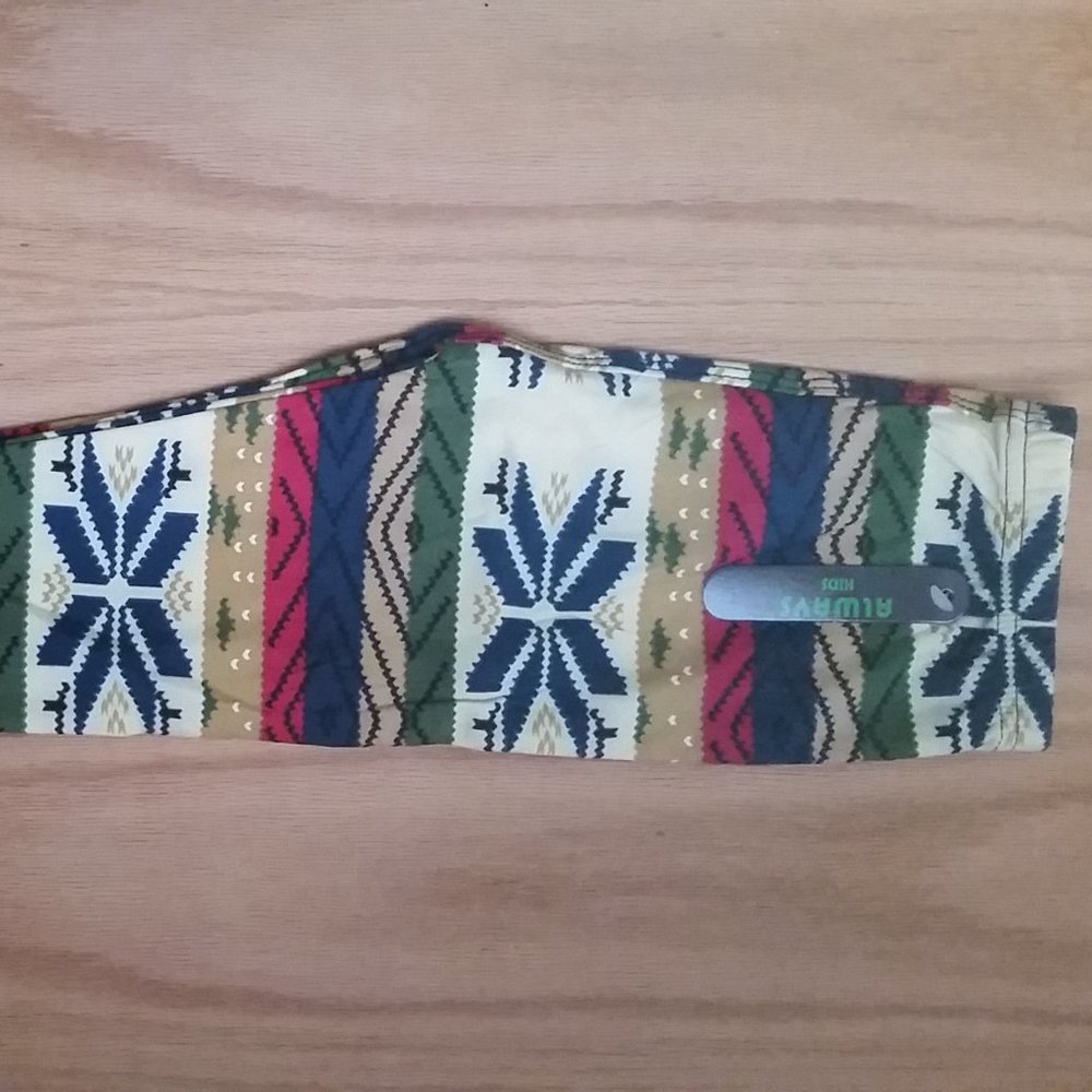Kids Multi-coloured Leggings S/M (size 4-7)